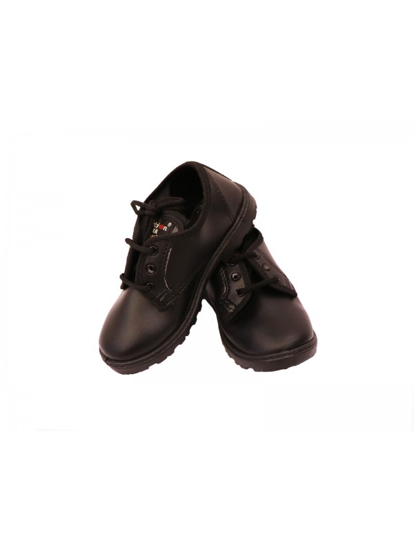 Black Shoes (For Boys with lace) Pre-Nursery to KGII (As Per Company MRP)